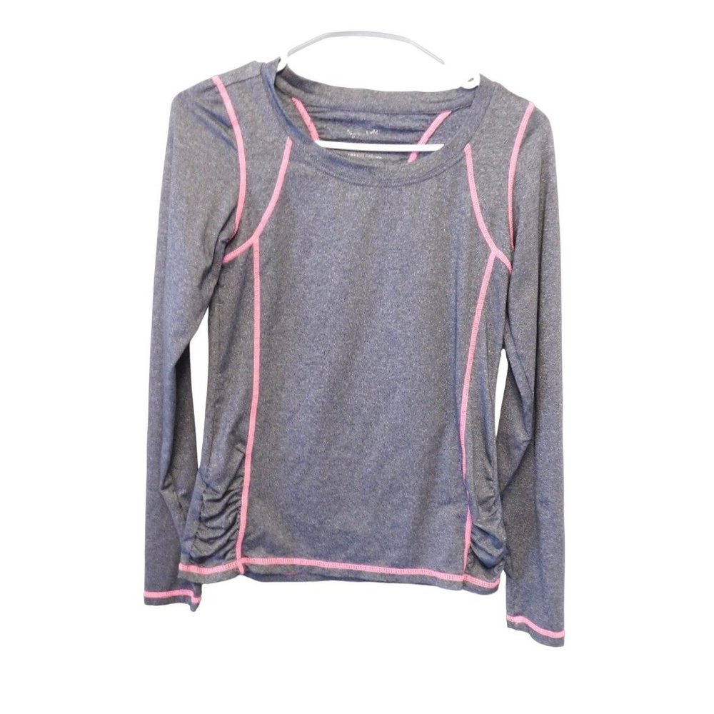 Size Petite Small Womens Gray Activewear Shirt #U-3-7
